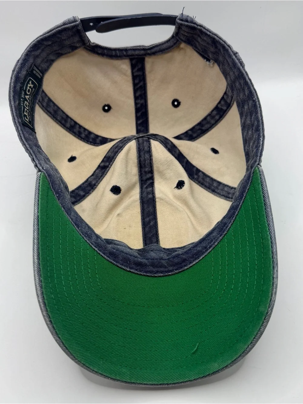Vintage Legacy Athletic Colorado State Flag Hat Blue Frayed Patch Denim